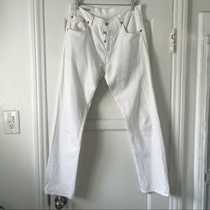Levi’s 501 93’ straight fit in white size 30
